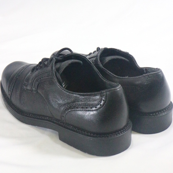 NUNN BUSH Black Leather Cap Toe Oxford Dress Shoes - Picture 6 of 8